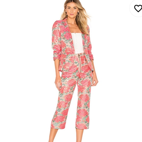 FOR LOVE & LEMONS Jackpot Brocade Suit Set - Picture 1 of 5